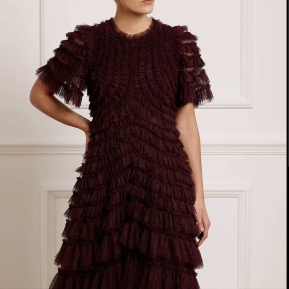 BHLDN Needle & Thread Dress size US 0 $729 - Picture 3 of 9